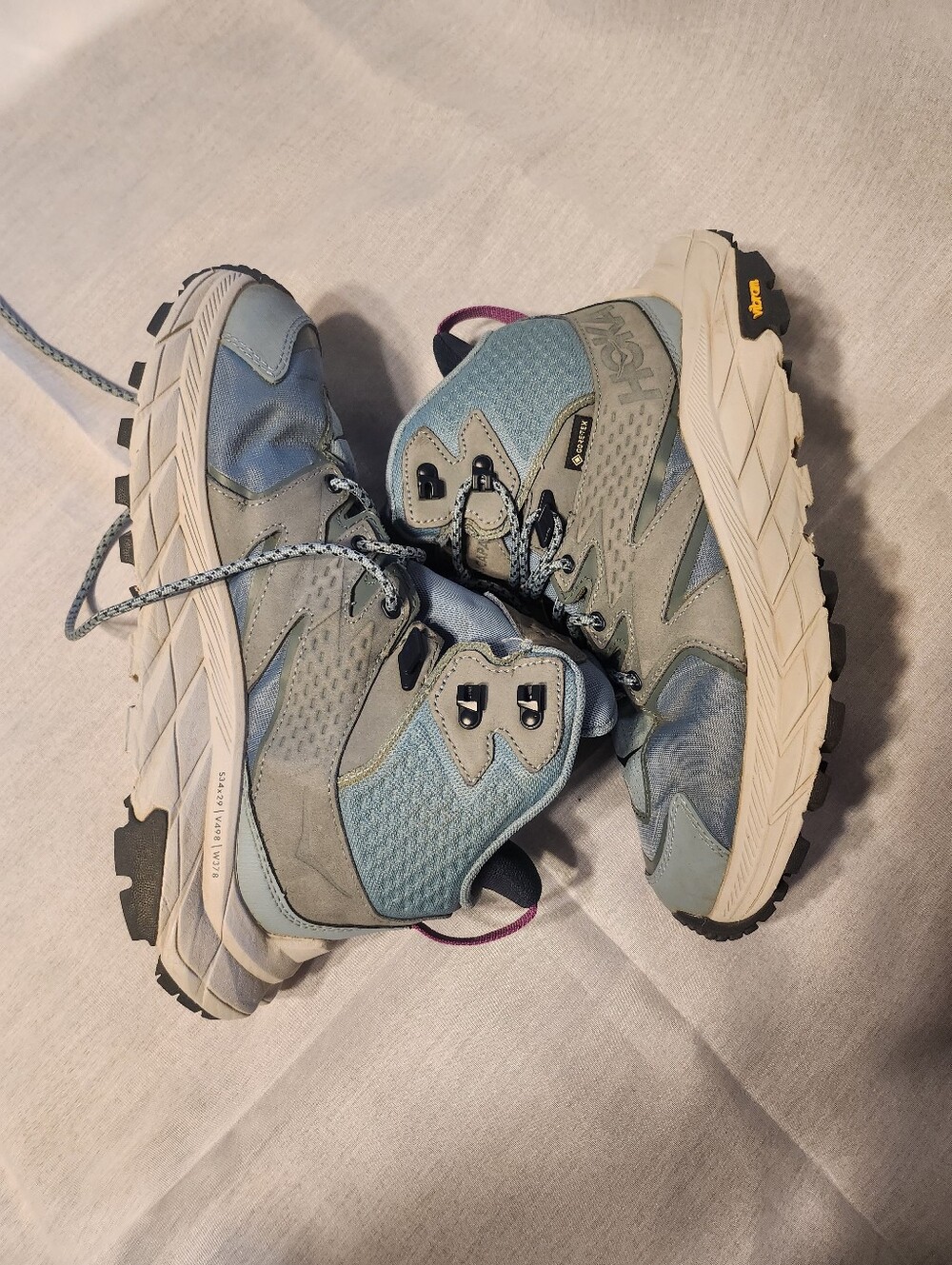 Hoka Women's Light Blue Trail Running Shoes